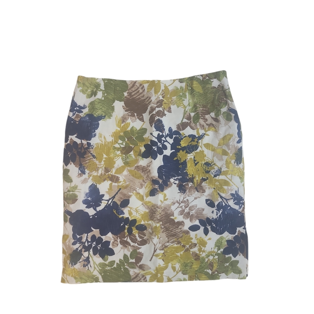 Pendleton NWT Floral Linen Blend Pencil Skirt   Business Casual Size‎ 14